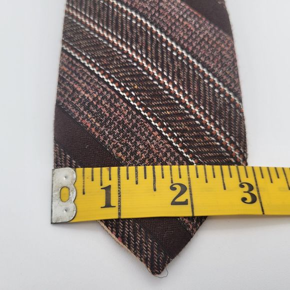 Vintage Wembley Wool Tie Brown OS - Picture 2 of 6